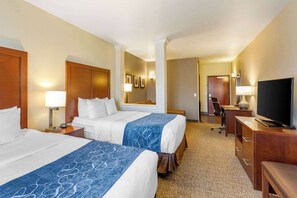 Suite, Multiple Beds, Non Smoking (2 Queen Beds & 2 Person Sofa bed) | Desk, blackout drapes, iron/ironing board, free WiFi - Comfort Suites Near Denver Downtown (Denver)