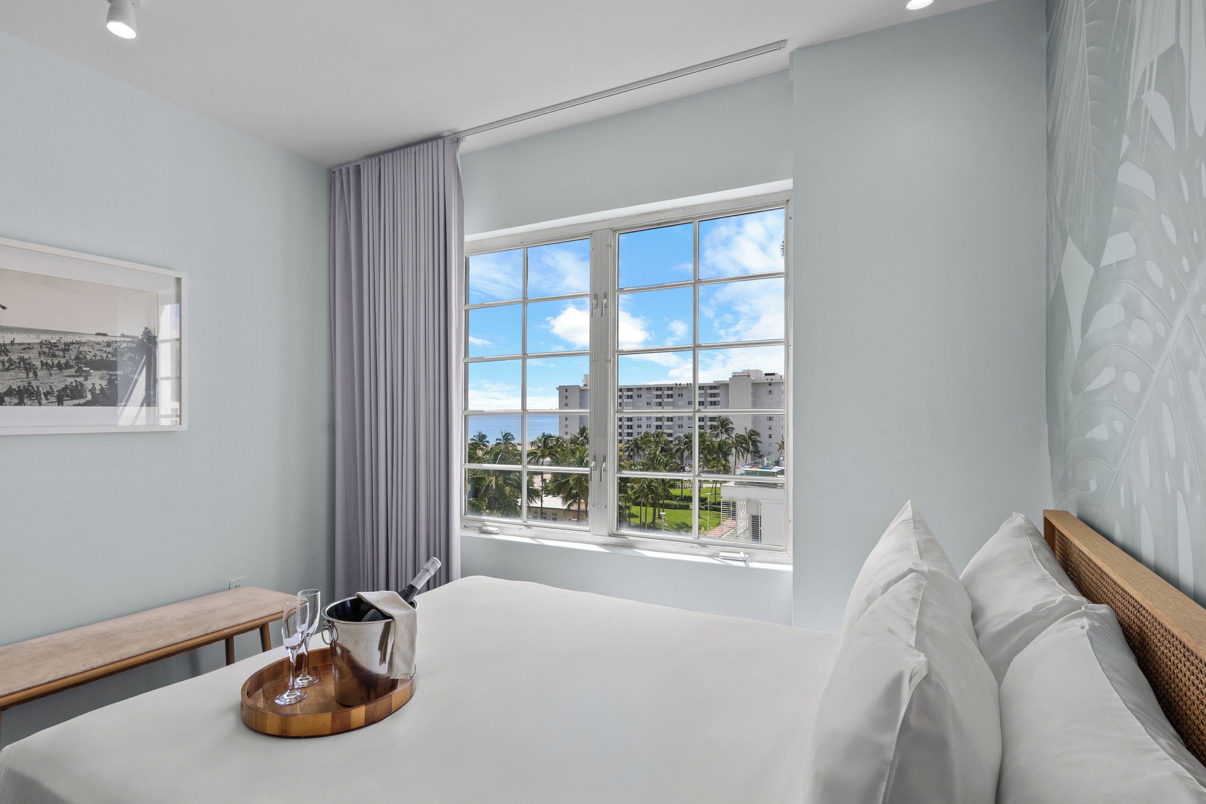 Standard Room, 1 King Bed, Partial Ocean View | View from room