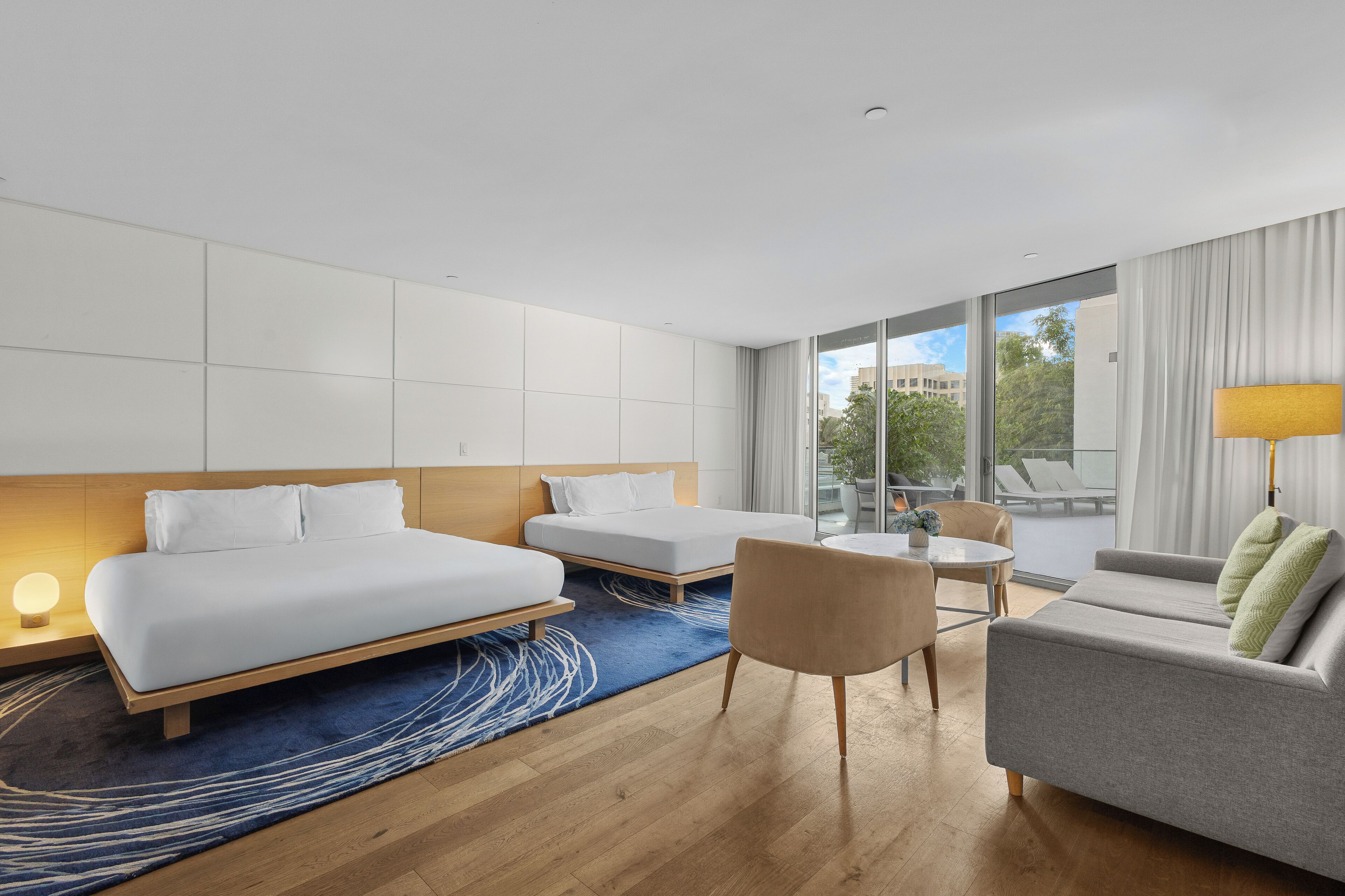 Two King Suite with Terrace | Premium bedding, pillowtop beds, in-room safe, laptop workspace