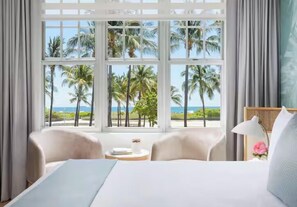 Deluxe Room, 1 King Bed, Ocean View | 1 bedroom, premium bedding, pillow-top beds, minibar
