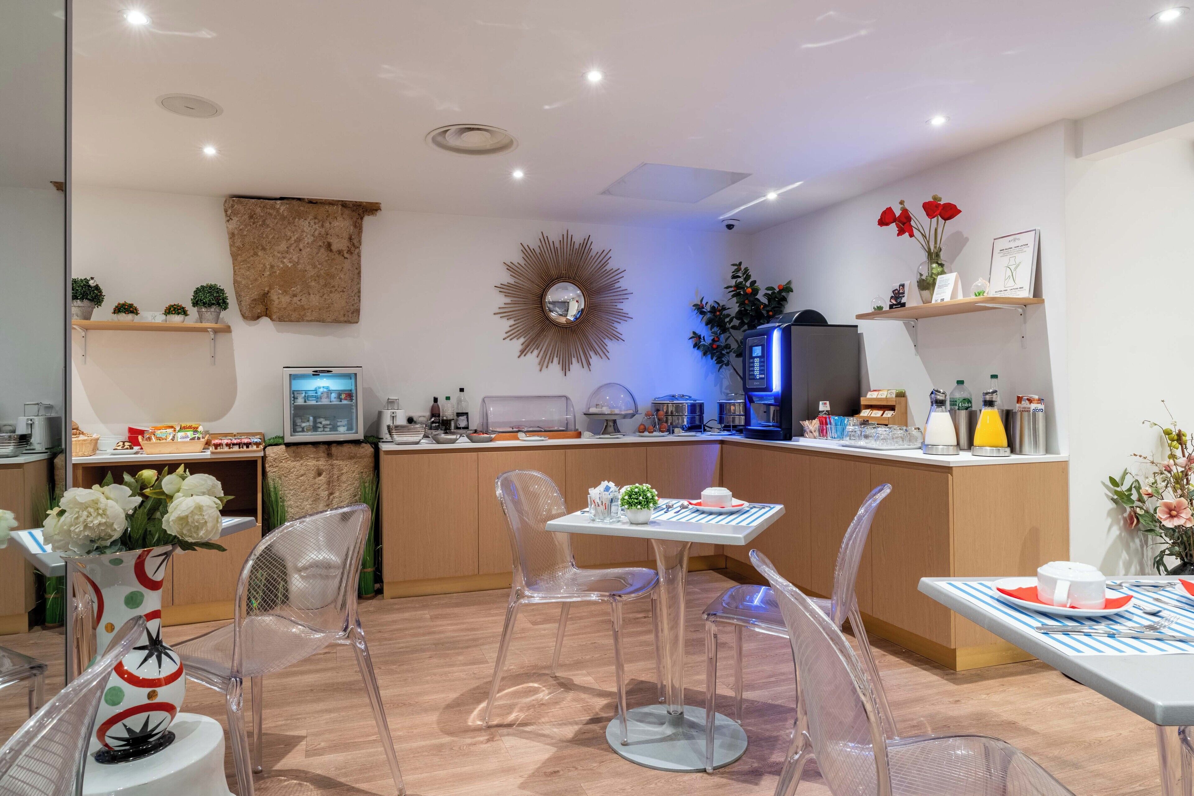 daily buffet breakfast (eur 14 per person)