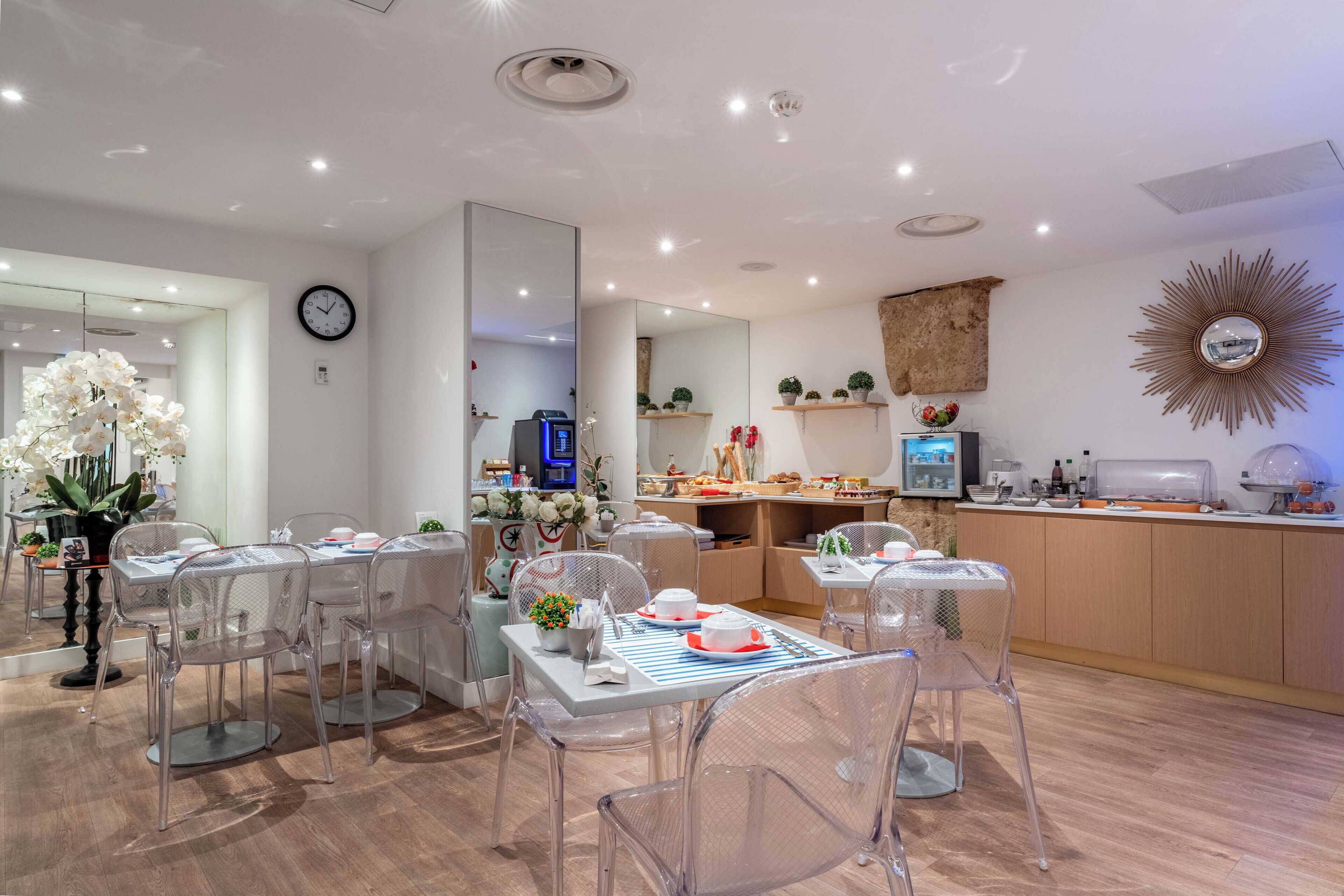 daily buffet breakfast (eur 14 per person)