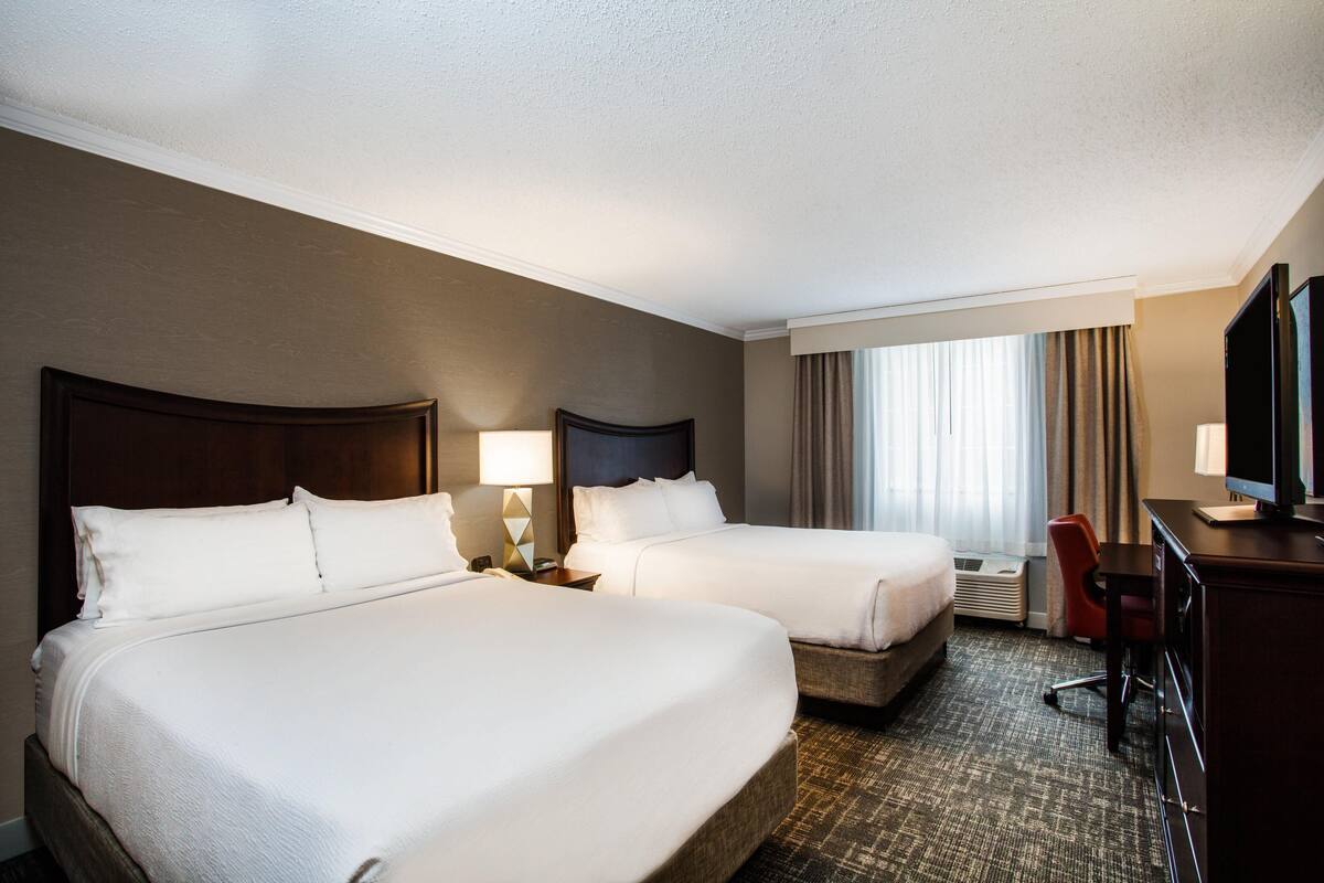 In-room safe, desk, blackout curtains, iron/ironing board