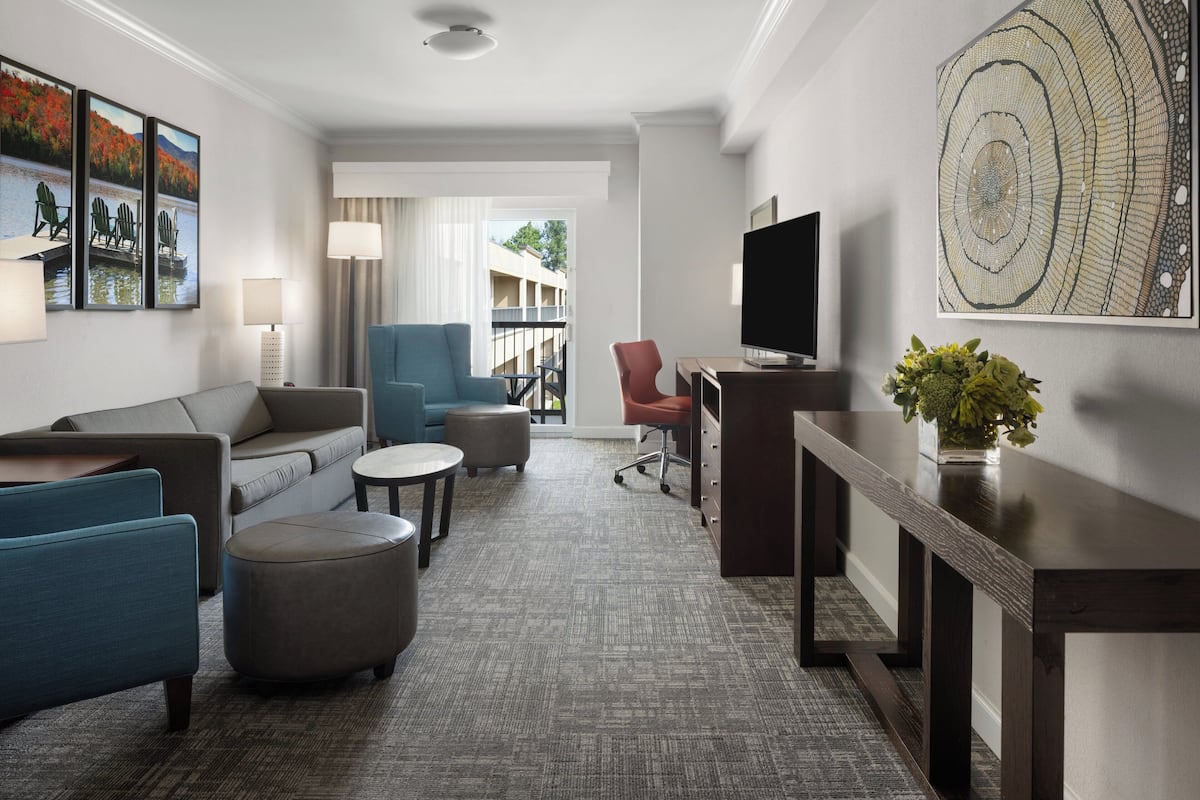 Suite, 2 Bedrooms | In-room safe, desk, blackout drapes, iron/ironing board