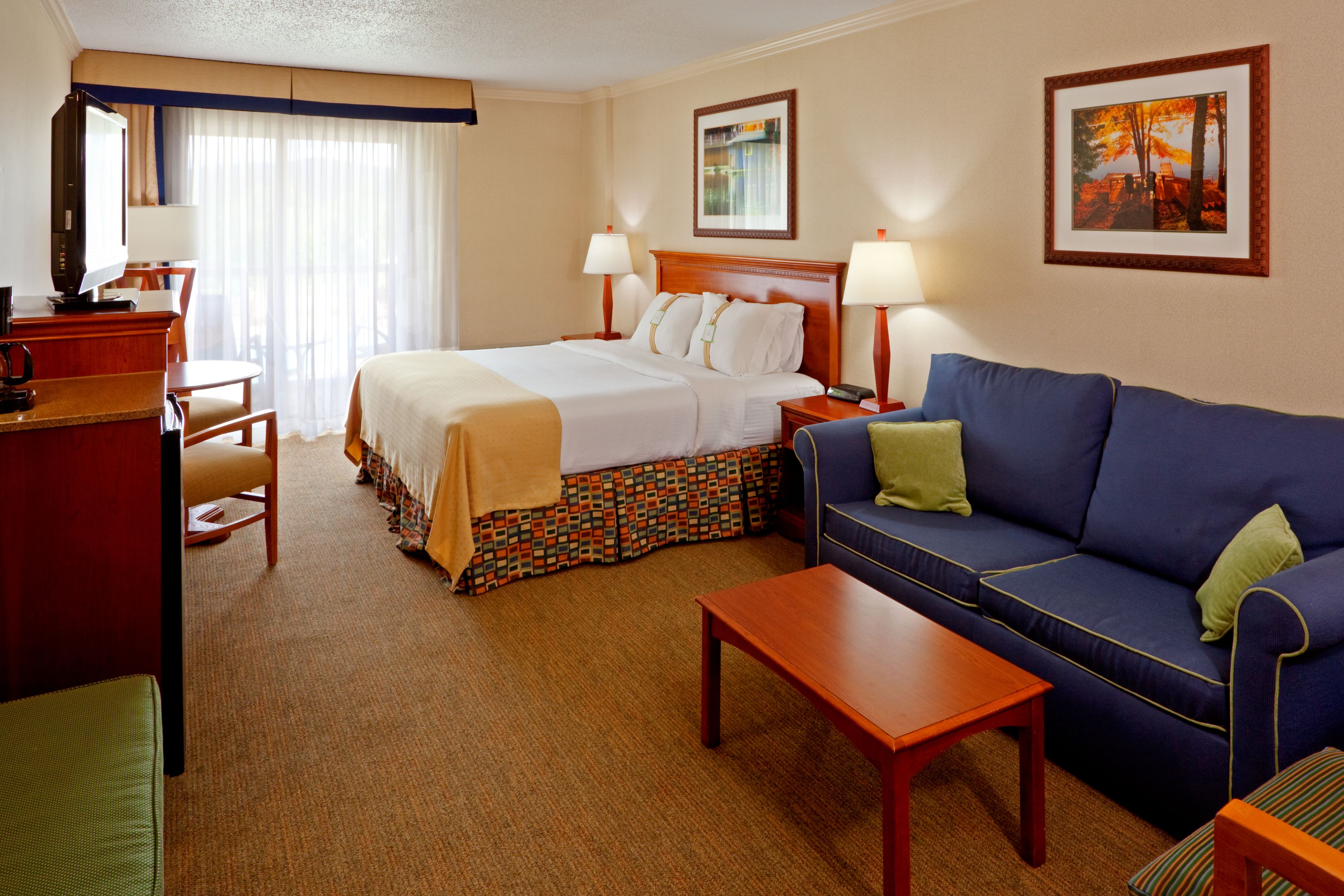 Premium Room, 1 King Bed with Sofa bed, Pool View | In-room safe, desk, blackout drapes, iron/ironing board