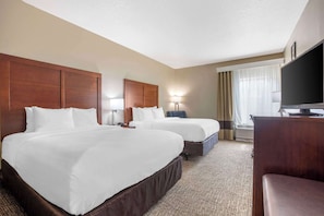 Room, 2 Queen Beds, Accessible, Non Smoking | Premium bedding, in-room safe, desk, iron/ironing board