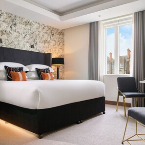 Deluxe-Zimmer, 1 King-Bett | Bettwäsche aus ägyptischer Baumwolle, hochwertige Bettwaren