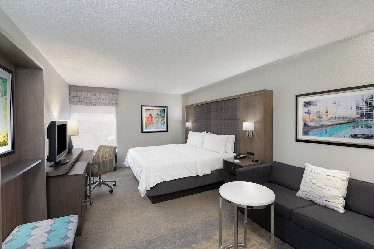 Standard Room, 1 King Bed | In-room safe, desk, laptop workspace, soundproofing