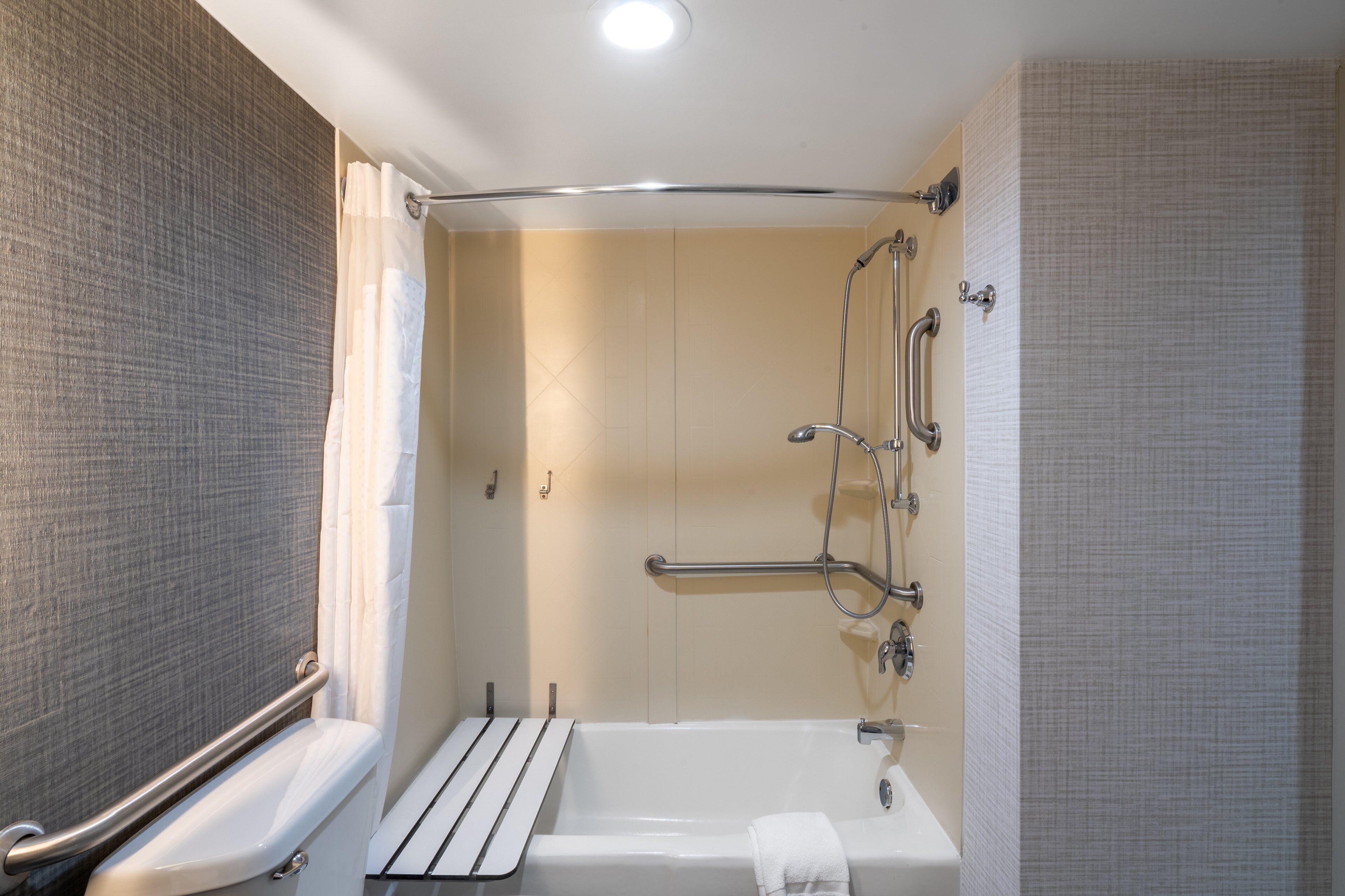 in-room safe, desk, laptop workspace, soundproofing