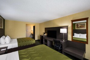 Room, 2 Queen Beds, Accessible, Non Smoking | Desk, blackout drapes, iron/ironing board, free WiFi