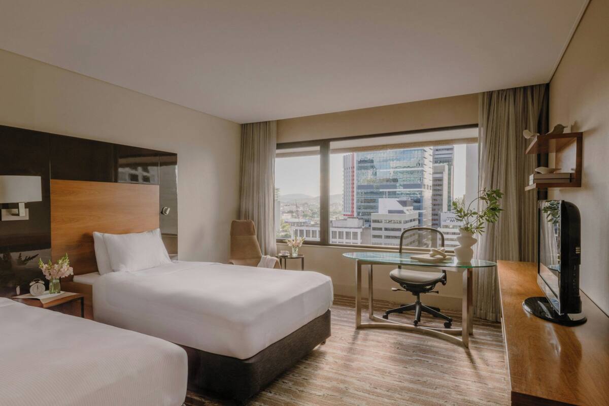 Chambre Classique, 2 lits doubles, accès au salon club (High Floor)