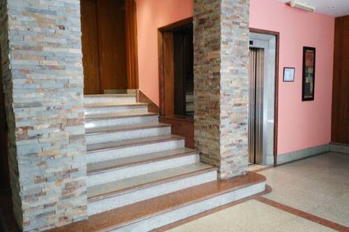 Interior entrance