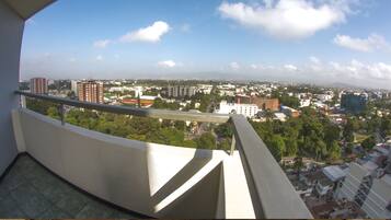 Uitzicht vanuit de kamer