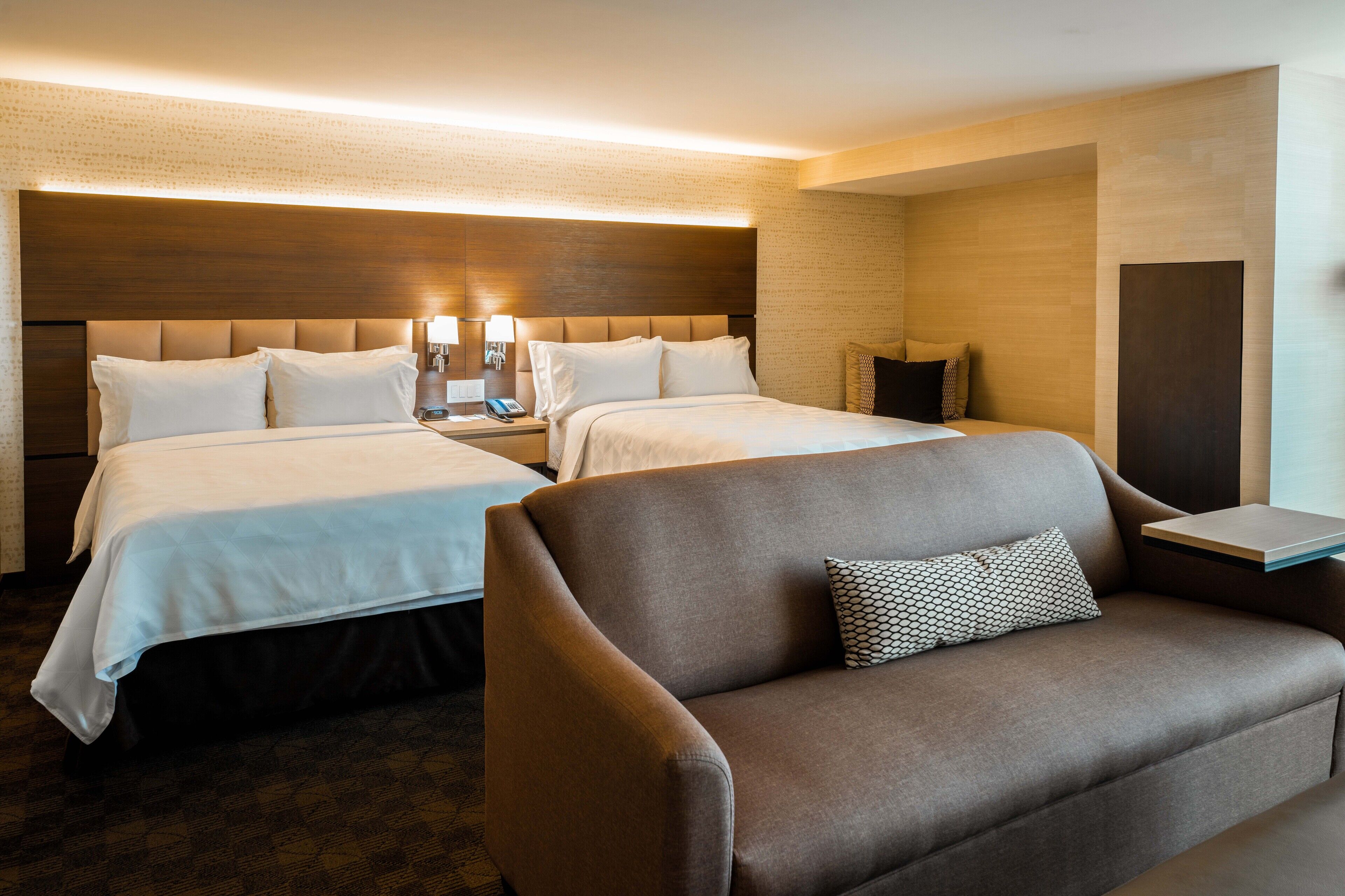 suite, 2 double beds | 1 bedroom, premium bedding, in-room safe, desk