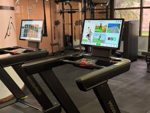 Work out in style with state-of-the-art cardio equipment and ample space to move.