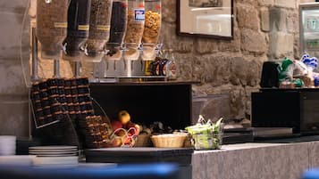 Daily buffet breakfast (EUR 14 per person)