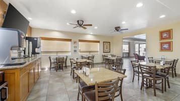 Free daily full breakfast