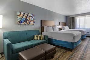 Premium bedding, pillowtop beds, desk, laptop workspace - MainStay Suites Coeur d'Alene (Coeur d'Alene)