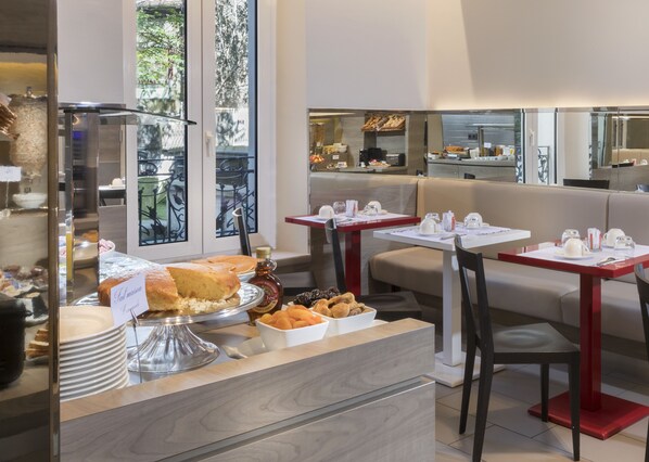 Daily buffet breakfast (EUR 12 per person)