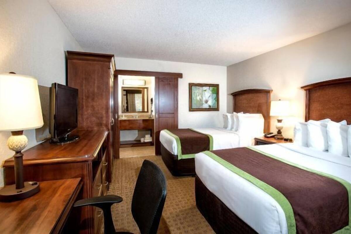 Premium bedding, pillow-top beds, in-room safe, desk