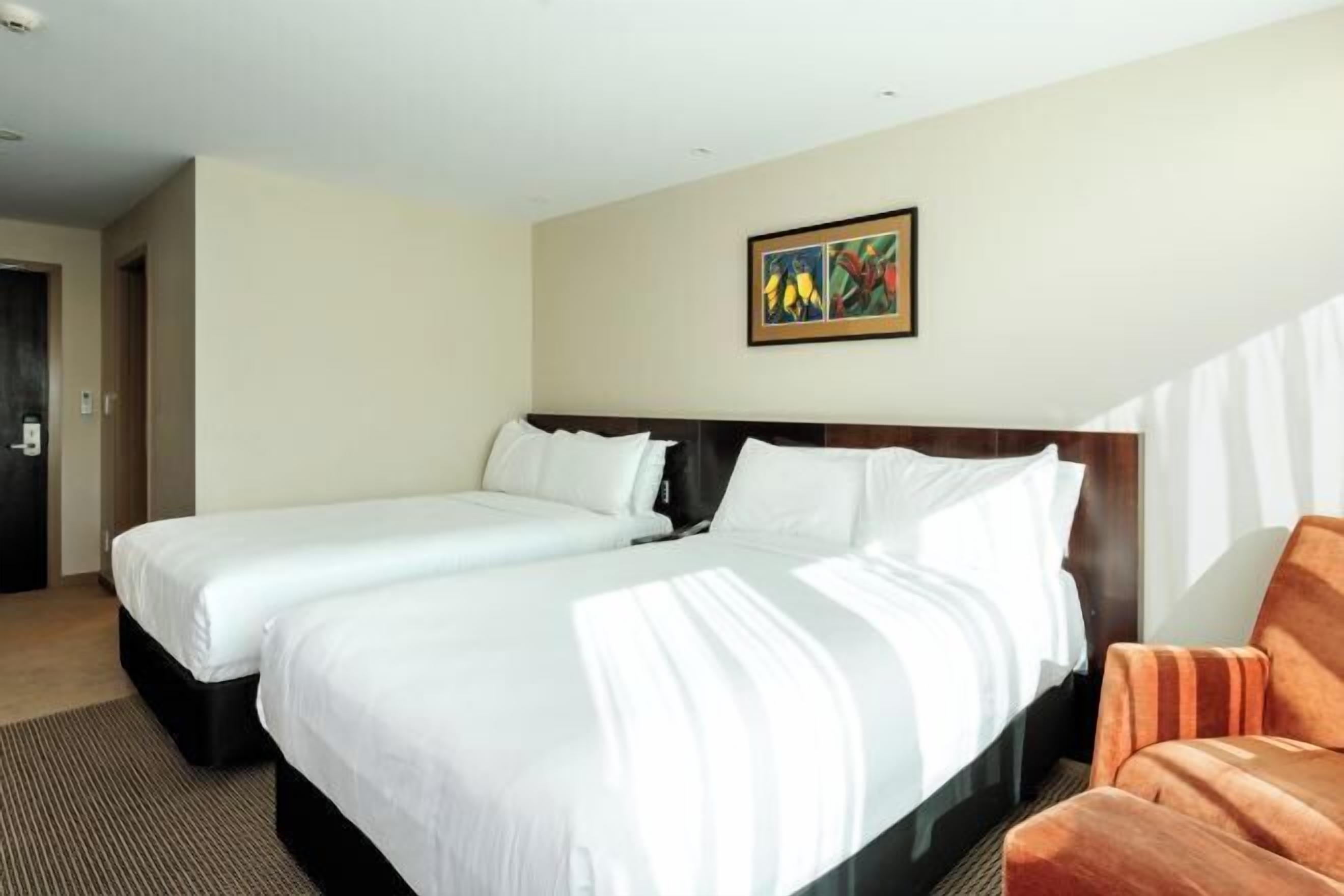 Caja de seguridad en la habitación, escritorio y cortinas blackout 