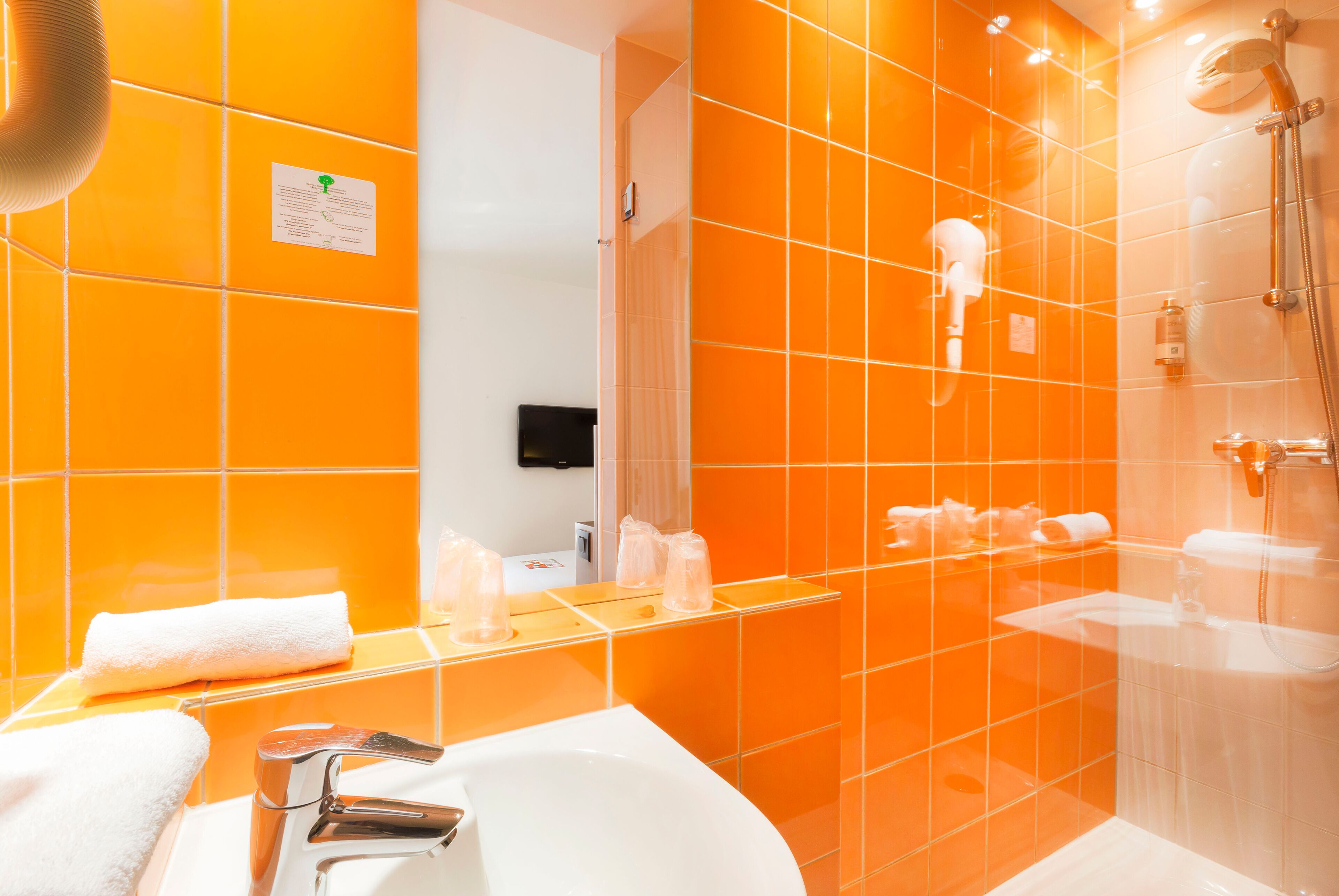 villa cosi room annex building, stair access only | bathroom | free toiletries, hair dryer, towels