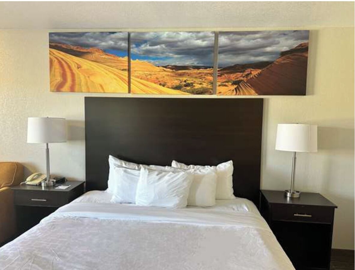 Hypo-allergenic bedding available, desk, iron/ironing board