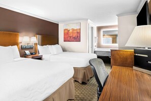 Standard Room, 2 Queen Beds, Non Smoking, Refrigerator & Microwave | Tempur-Pedic beds, desk, blackout drapes, soundproofing