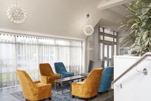 Sitteområde i lobbyen