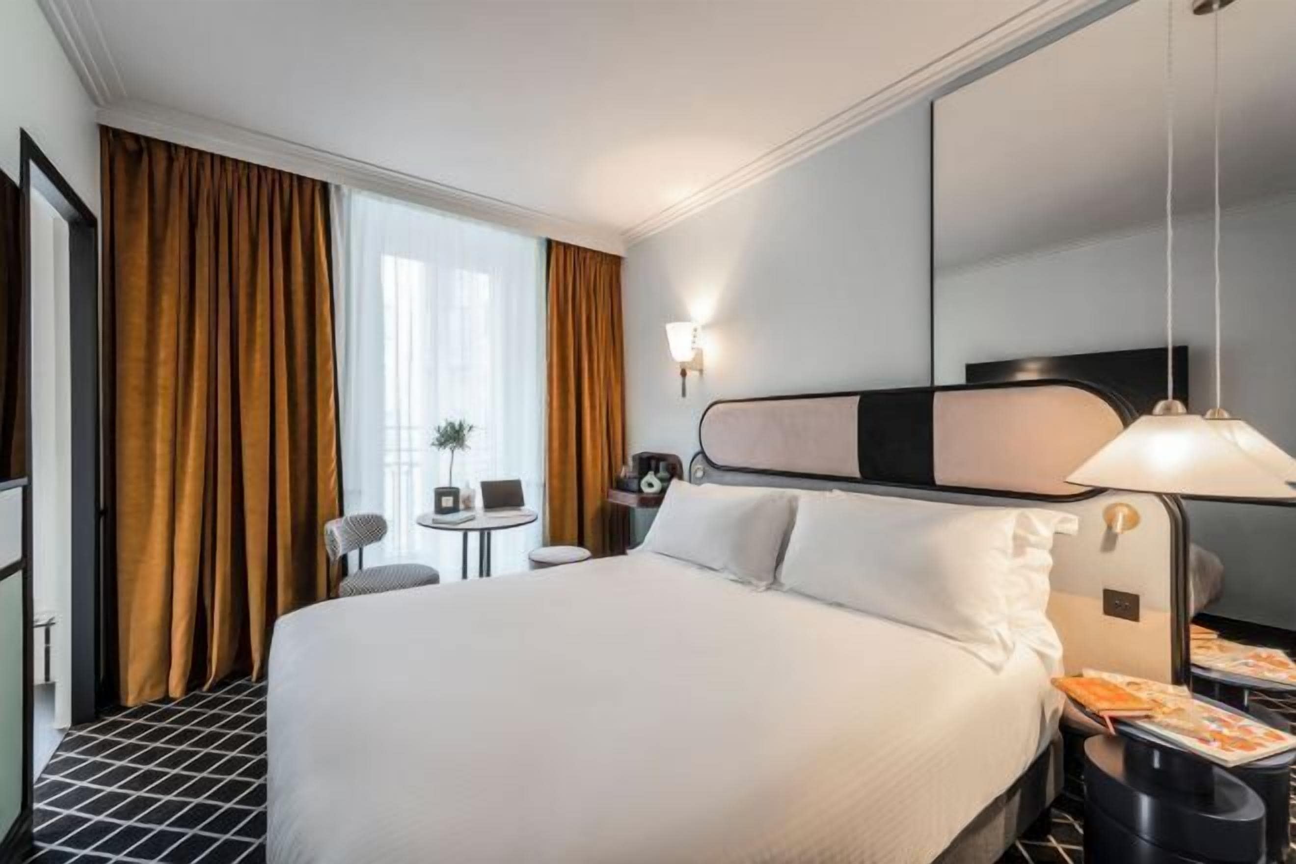 In-room safe, desk, laptop workspace, soundproofing