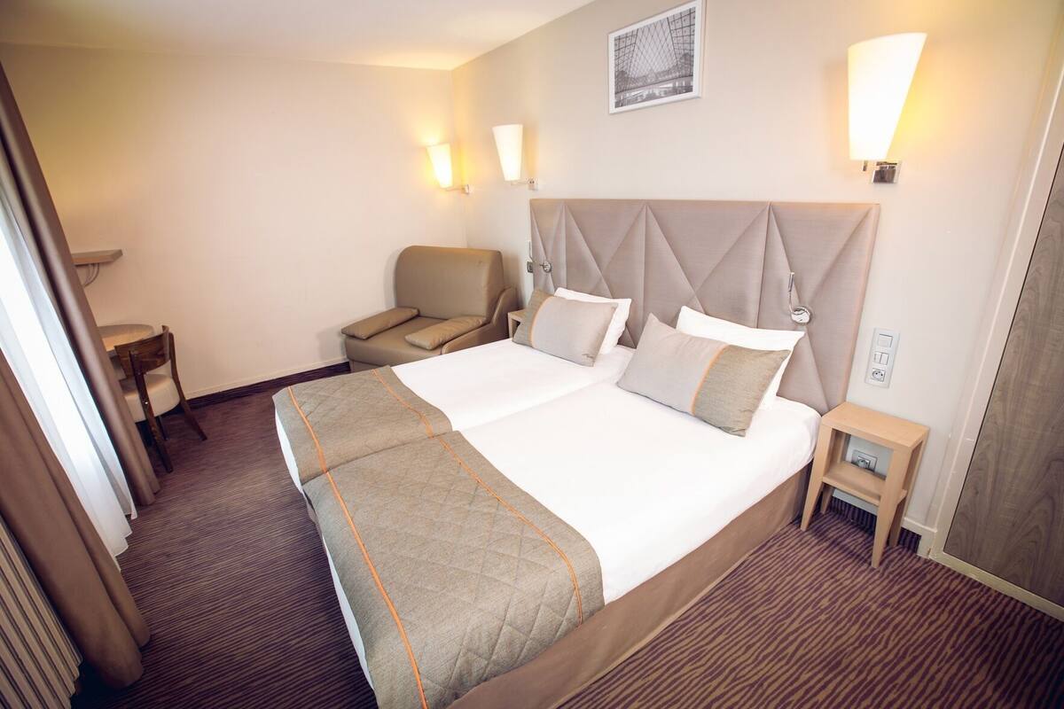 Desk, iron/ironing board (on request), cribs (free), WiFi (free)