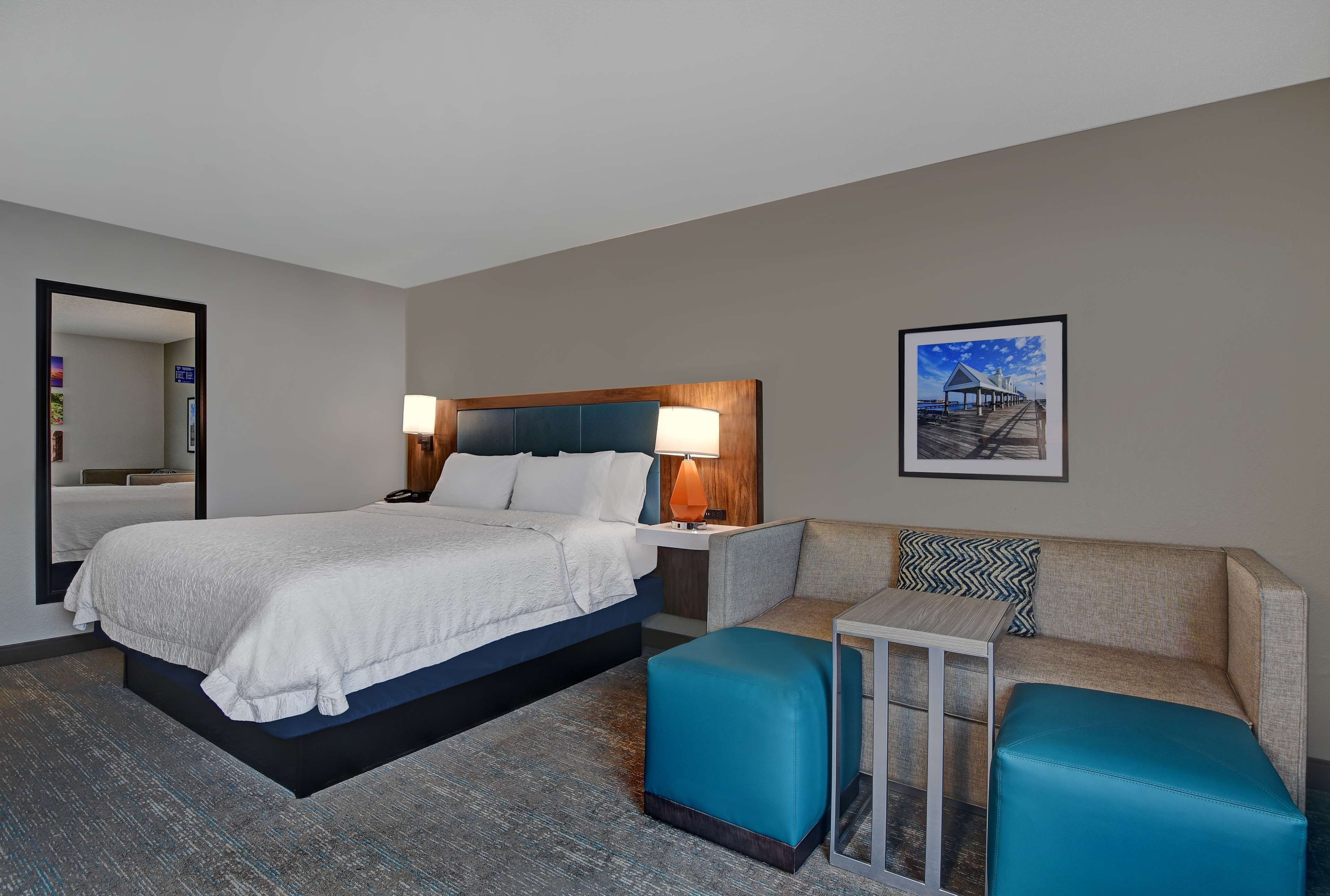 room, 1 king bed with sofa bed, non smoking | living area | tv, pay films