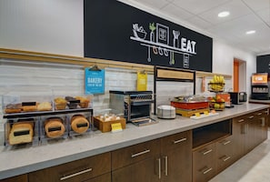 Free daily on-the-go breakfast