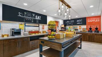 Free daily on-the-go breakfast