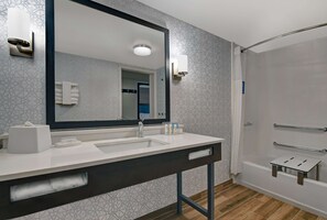 Zimmer, 1 Queen-Bett, barrierefrei, Nichtraucher | Badezimmer