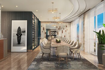 Breakfast, lunch, dinner served; ocean views at Hotel La Jolla, Curio Collection by Hilton