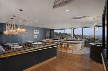 Breakfast, lunch, dinner served; ocean views at Hotel La Jolla, Curio Collection by Hilton