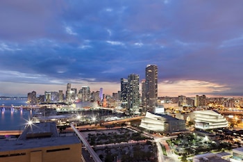 City view at Miami Marriott Biscayne Bay