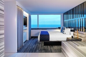 Premium bedding, down duvets, pillow-top beds, in-room safe