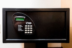 In-room safe, desk, blackout curtains, free cots/infant beds