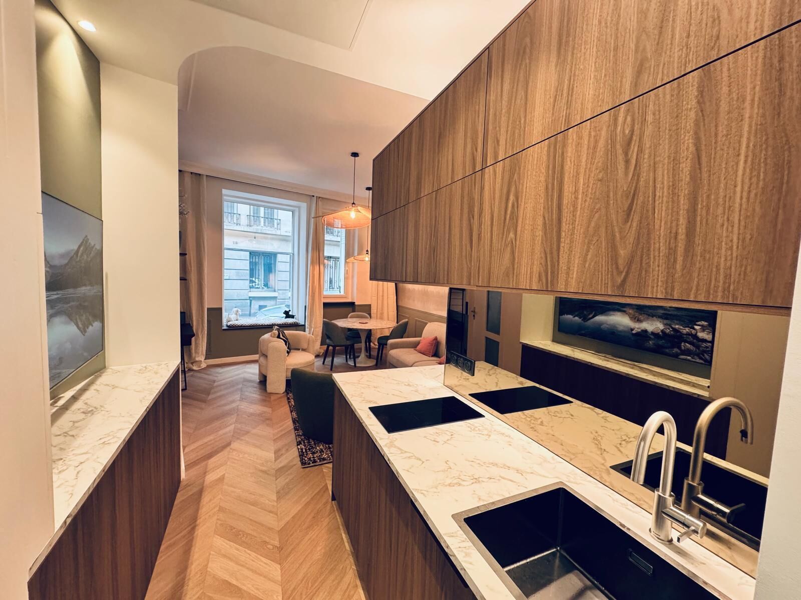 Deluxe Apartment | Private kitchen | Eco-friendly cleaning products