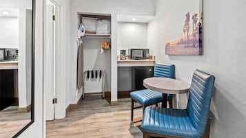 Standard Room, 2 Queen Beds, Refrigerator & Microwave, Courtyard Area | Pillowtop beds, desk, laptop workspace, blackout drapes