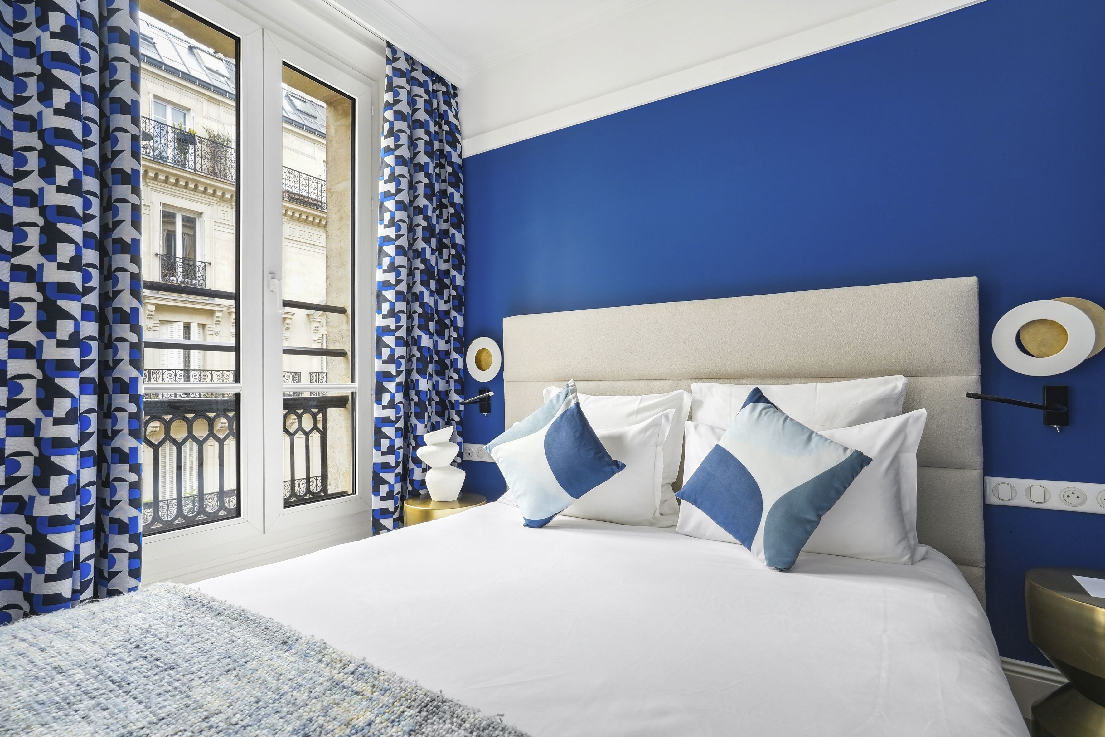 premium double room | in-room safe, desk, laptop workspace, soundproofing