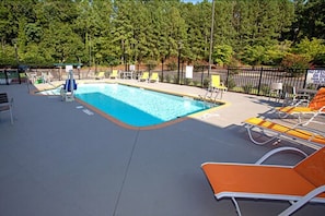 Seasonal outdoor pool