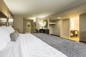 Standard Room, 1 King Bed, Non Smoking, Refrigerator | 1 bedroom, down comforters, in-room safe, desk