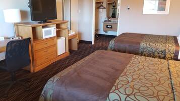 Standard Room, 2 Queen Beds, Non Smoking, Microwave | Desk, iron/ironing board, rollaway beds, free WiFi