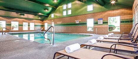 Indoor pool, outdoor pool