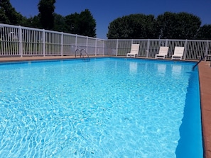 Seasonal outdoor pool