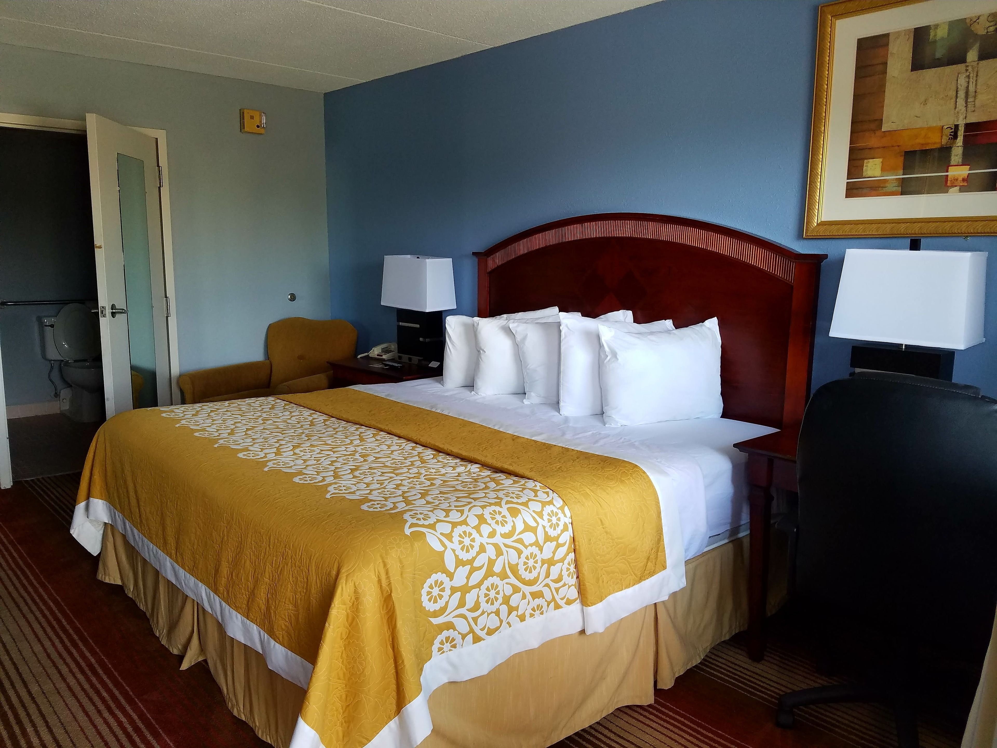 Premium bedding, pillowtop beds, in-room safe, desk