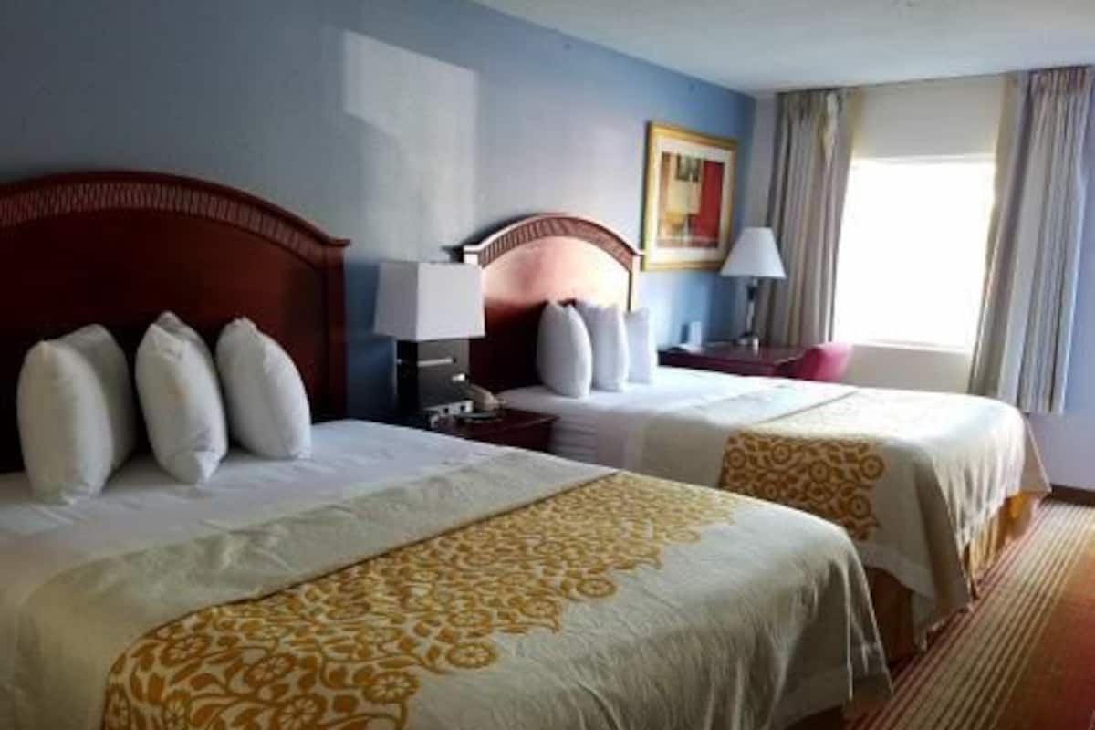 Premium bedding, pillowtop beds, in-room safe, desk